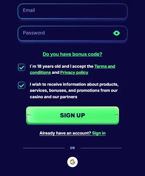 Spinpanda5 registratie